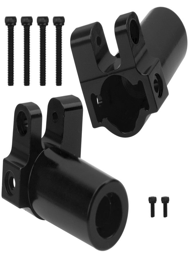 Vgoohobby Metal C-Hubs Caster Blocks & Front Steering Blocks & Rear Stub Axle Upgrade Parts Compatible with MN128 MN86s MN86k MN86 G500 1/12 RC Crawler Car (Black) - Image 4